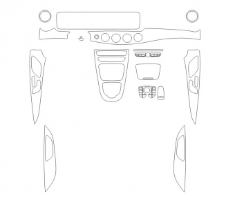 Комплект пленки для защиты салона Mercedes-Benz CLS-Class C257