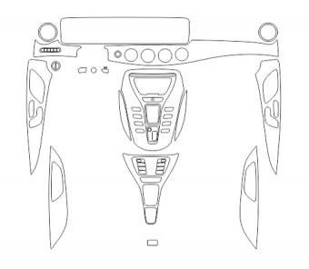 Комплект пленки для защиты салона Mercedes AMG GT