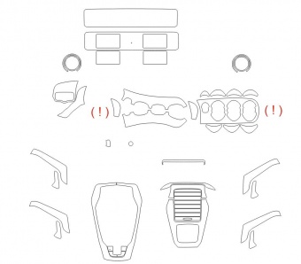 Комплект пленки для защиты салона Mercedes-Benz CLA-Class AMG C118