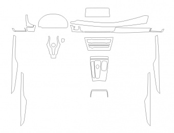 Комплект пленки для защиты салона BMW X5 F15